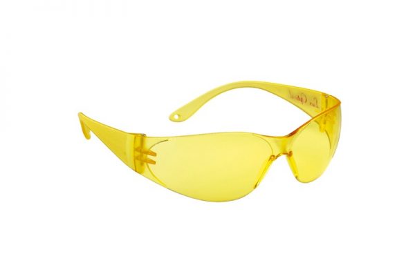 Okulary ochronne robocze POKELUX żółte