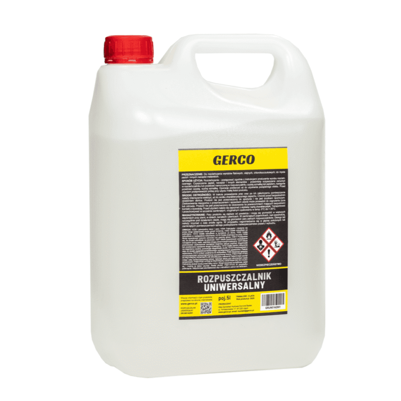 ROZPUSZCZALNIK UNIWERSALNY GERCO 5L.