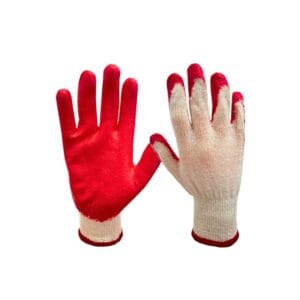 Rękawice robocze z dzianiny WAMPIRKI XL RED