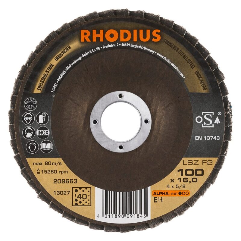 Knut Kille Rhodius Tarcza listkowa RHODIUS Lamelka LSZ F2 125x22 | IDEA - hurtownia ...