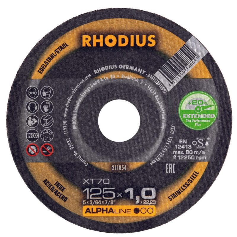 Tarcza tnąca prosta XT70 Rhodius